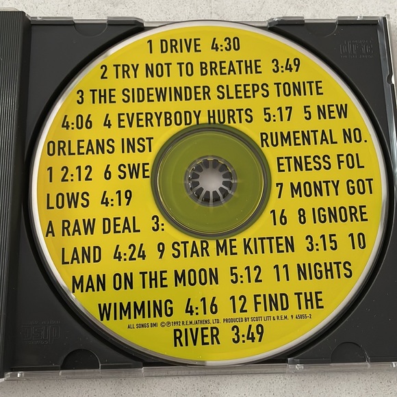 R.E.M. Automatic For The People Audio CD - Picture 6 of 10